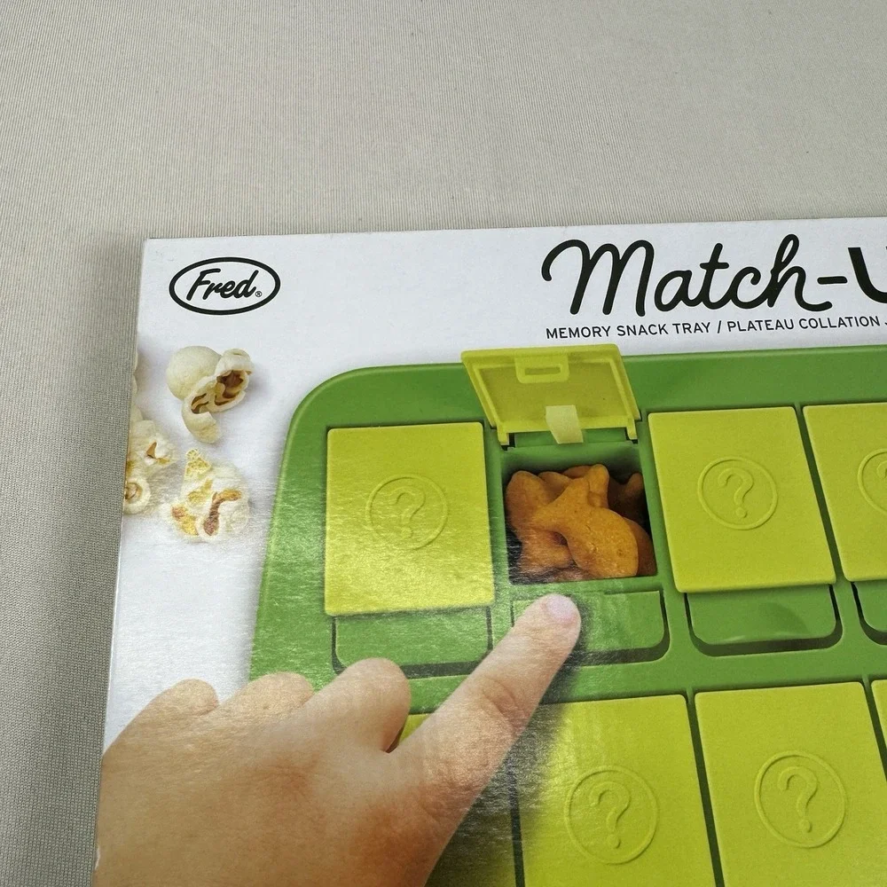 Genuine‎ Fred Match UP Memory Snack Tray, Fun Interactive Game Snack Picky